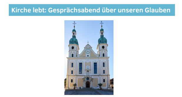 “ Kirche lebt“