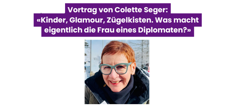 Vortrag von Colette Seger